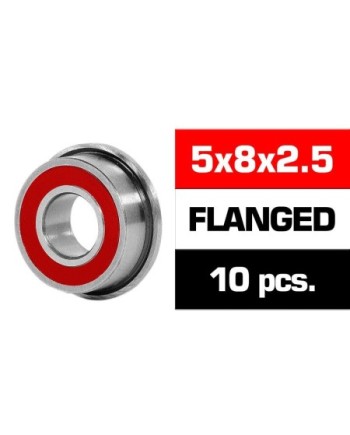 5X8x2.5mm KIT RODAMIENTOS "HS" FLANGED TAPAS GOMA (10u.)
