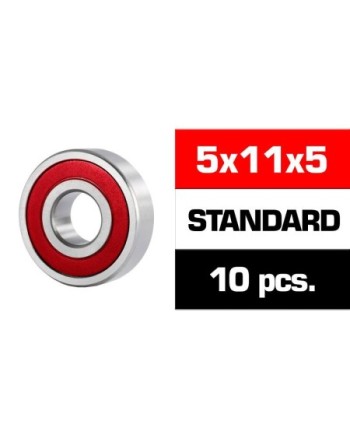 5x11x5mm KIT RODAMIENTOS "HS" TAPAS GOMA (10u.)
