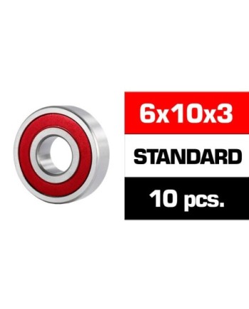 6x10x3mm KIT RODAMIENTOS "HS"  TAPAS GOMA (10u.)