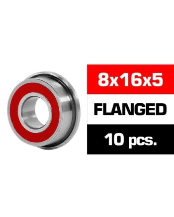 8x16x5mm FLANGED KIT RODAMIENTOS "HS"  TAPAS GOMA (10u.)