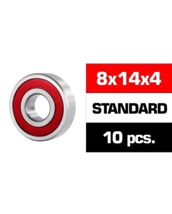 8x14x4mm "HS" KIT RODAMIENTOS "HS" TAPAS GOMA (10u.)