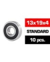 13x19x4mm KIT RODAMIENTOS "HS" TAPAS GOMA (10u.)