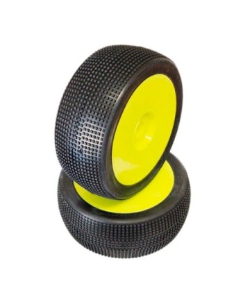 1/8 OFF ROAD COMP. MICRO PIN M35 HIPER SOFT LLANTA AMARILLA (2u.)