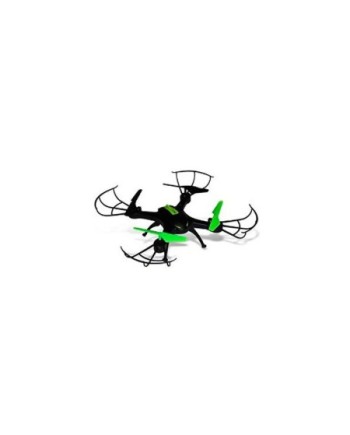 CUADRICOPTERO MEDIANO 38.5x30cm 2,4GHZ CON CONTROL DE ALTURA VERDE -  LHX43