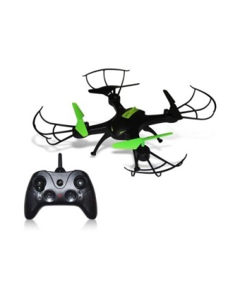 CUADRICOPTERO MEDIANO 38.5x30cm 2,4GHZ CON CONTROL DE ALTURA VERDE -  LHX43