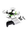 CUADRICOPTERO MEDIANO 38.5x30cm 2,4GHZ CON CONTROL DE ALTURA & CAMARA WIFI VERDE -  LHX43W