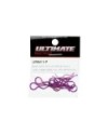CLIPS CARROCERIA 1/10 L+ R PURPURA (8u.)