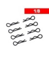 CLIPS CARROCERIA 1/8 L+ R NEGROS (8u.)