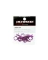 CLIPS CARROCERIA 1/8 L+ R PURPURA (8u.)