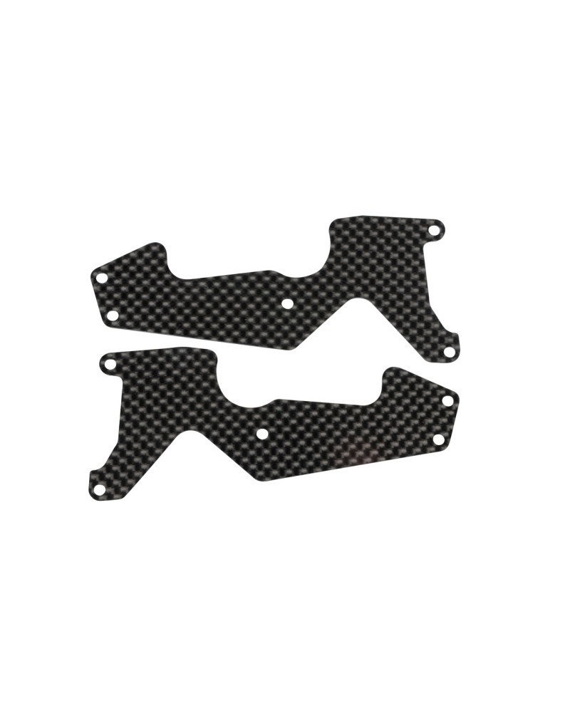 PLACA CARBONO TRAPECIO DEL. MBX8 TRUGGY (1mm) (2u.)