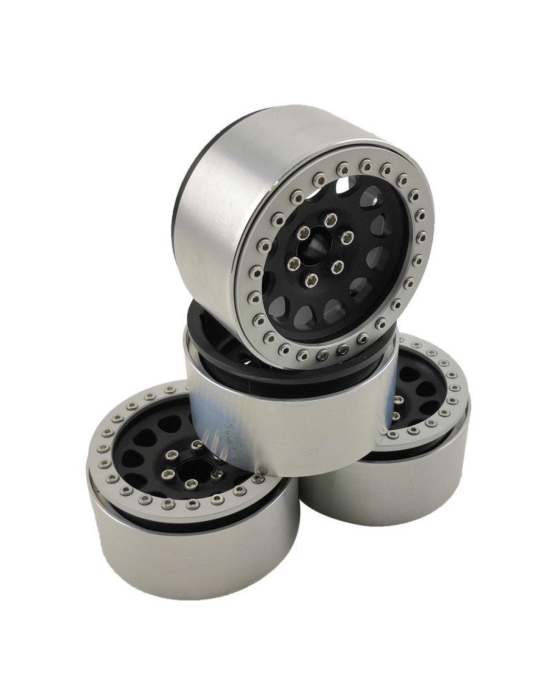 LLANTAS CRAWLER 1.9" BEADLOCK M105 - NEGRO/BLANCO