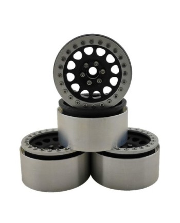 LLANTAS CRAWLER 1.9" BEADLOCK M105 - NEGRO/BLANCO