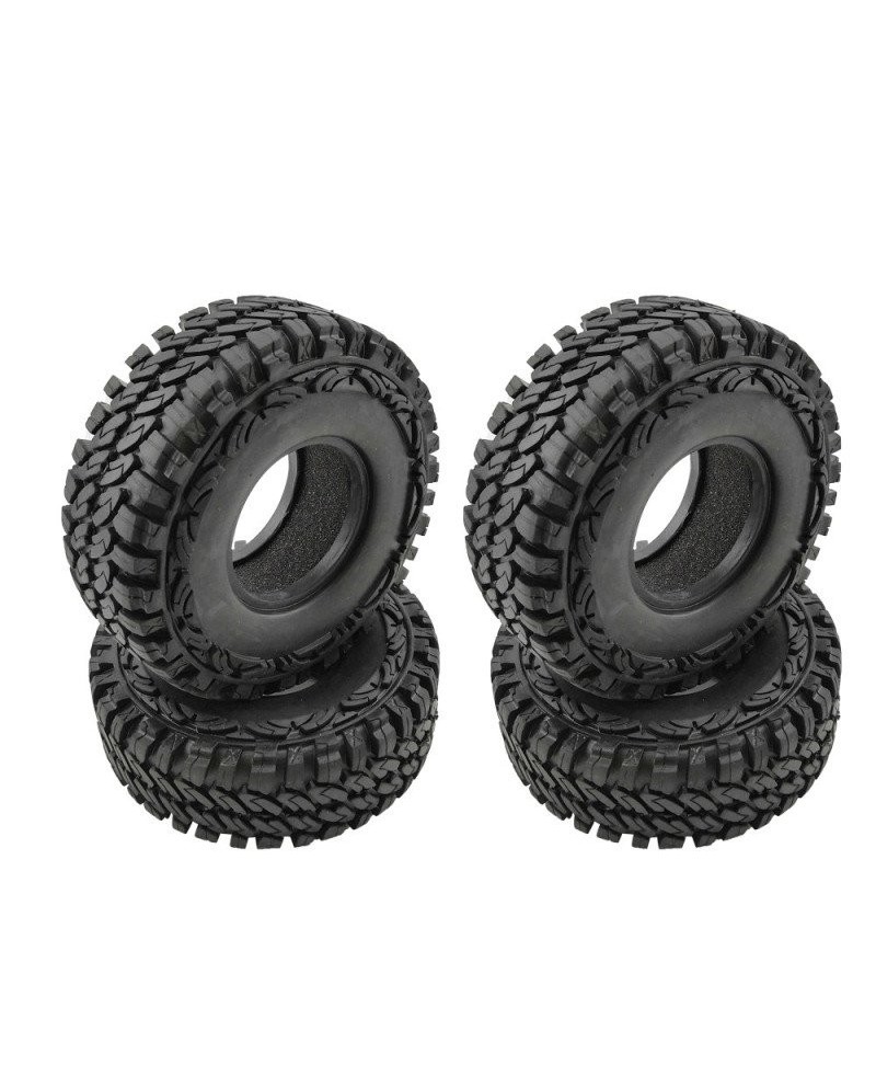 NEUMATICOS + INSERTS 1/10 CRAWLER 1.9" - ROCKY MOUNTAIN  - Ø113 (4)