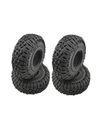 NEUMATICOS + INSERTS 1/10 CRAWLER 1.9" - ROUNDCUBE - Ø120 (4)
