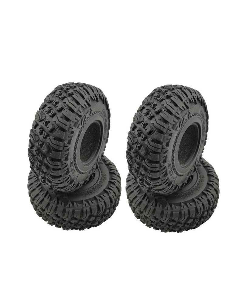 NEUMATICOS + INSERTS 1/10 CRAWLER 1.9" - ROUNDCUBE - Ø120 (4)