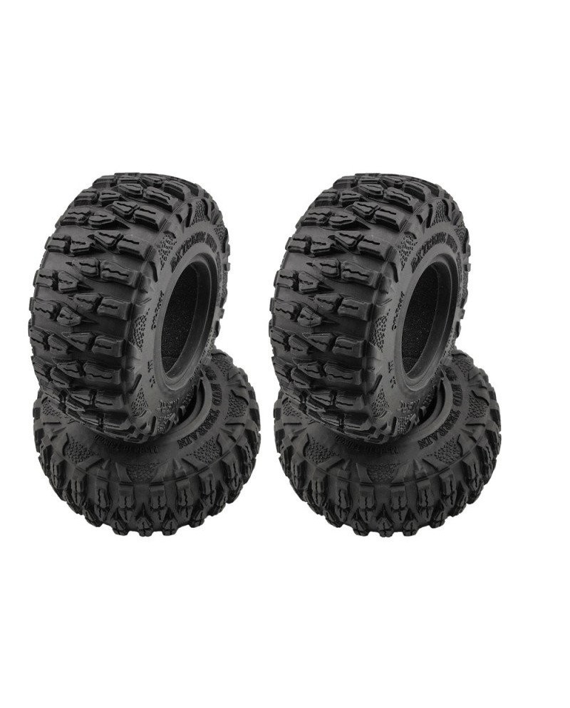 NEUMATICOS + INSERTS 1/10 CRAWLER 2.2" - ROUNDCUBE - Ø120 (4)