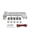 KIT LUCES LED TECHO REDONDO 115mm 1/10 CRAWLER - SILVER