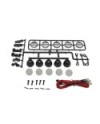 KIT LUCES LED TECHO REDONDO 115mm 1/10 CRAWLER - BLACK