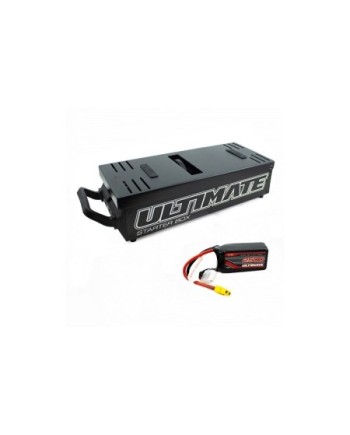 COMBO CAJA ARRANCADORA CON BATERIA 14.8V 2500mAh 20C ULTIMATE RACING.