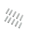 3x12.8 mm KIT PINS ACERO CROMADO (10u.)