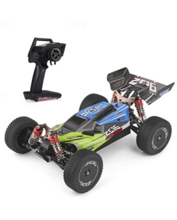 COCHE ELECTRICO RTR 1/14 BUGGY 4WD 2.4 MOTOR 550 60KMH WLTOYS VERDE