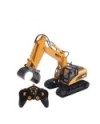 EXCAVADORA HUINA 1570 1/14 PINZA Y BRAZO METALICOS 2,4GHZ