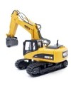 EXCAVADORA HUINA 1570 1/14 PINZA Y BRAZO METALICOS 2,4GHZ