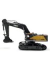 EXCAVADORA HUINA 1592 1/14 MODELO VOLVO SEMI METALICA 2,4GHZ