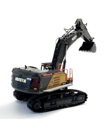 EXCAVADORA HUINA 1592 1/14 MODELO VOLVO SEMI METALICA 2,4GHZ