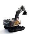 EXCAVADORA HUINA 1592 1/14 MODELO VOLVO SEMI METALICA 2,4GHZ