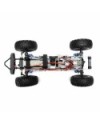 COCHE ROCK HAMMER 1/10 RGT1800-R WATERPROOF 4X4 ROJO RTR