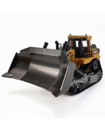 BULLDOZER EXCAVADORA CON ORUGA Y ESCARIFICADORA HUINA1569 1/16 2.4GHZ.