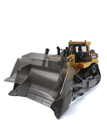 BULLDOZER EXCAVADORA CON ORUGA Y ESCARIFICADORA HUINA1569 1/16 2.4GHZ.