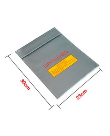 BOLSA DE SEGURIDAD BATERIAS LIPO 230x300mm