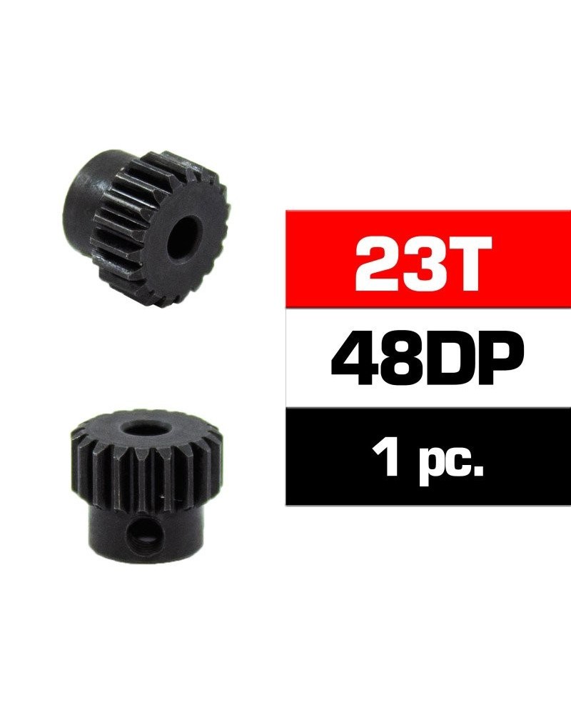 PIÑON 48DP - 23T - ACERO HSS - DIAMETRO 3,17mm