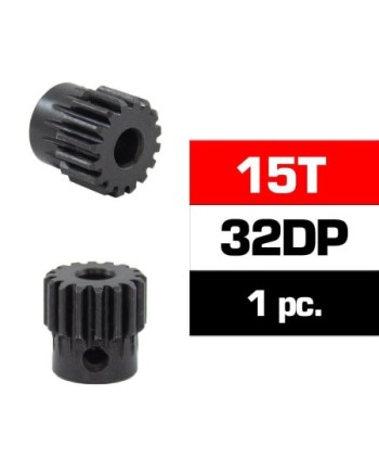 PIÑON 32DP -15T - ACERO HSS - DIAMETRO  5,0mm