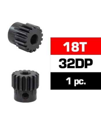 PIÑON 32DP -18T - ACERO HSS - DIAMETRO 5,0mm