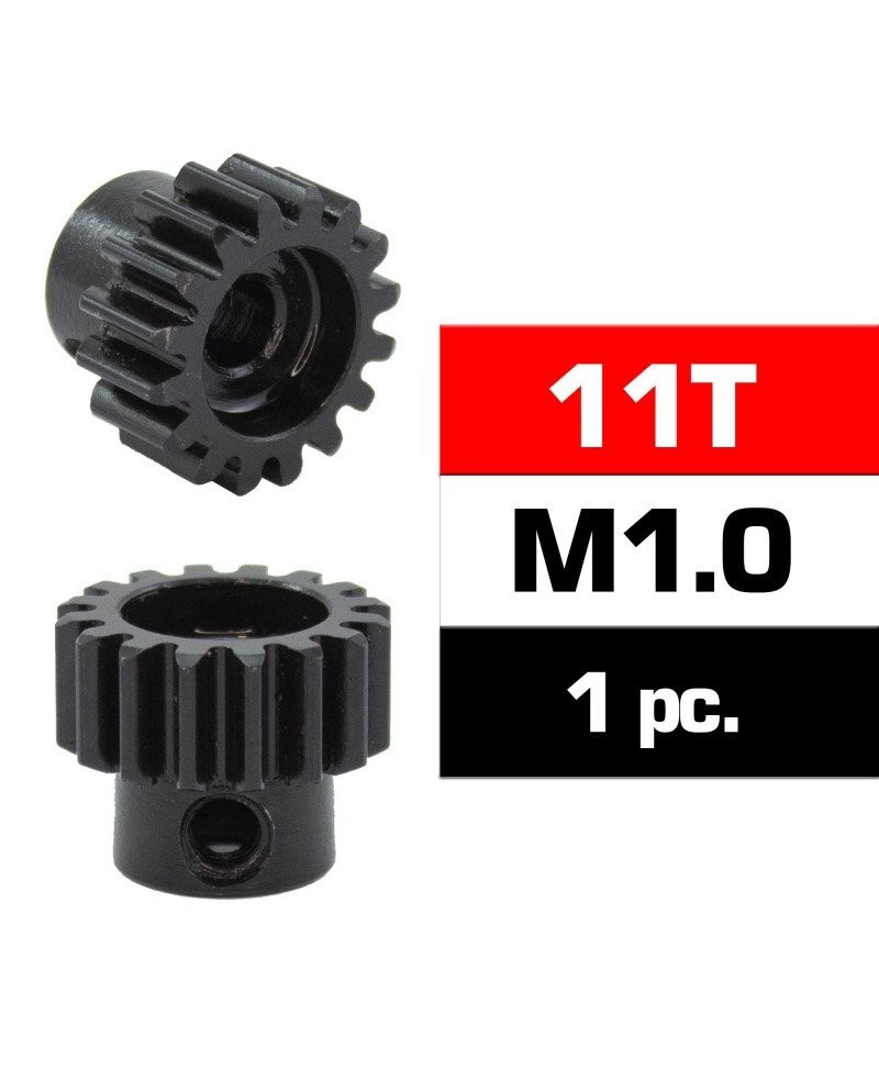 PIÑON M1.0 -11T - ACERO HSS - DIAMETRO 5,0mm