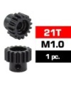 PIÑON M1.0 -21T - ACERO HSS - DIAMETRO 5,0mm