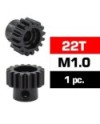 PIÑON M1.0 -22T - ACERO HSS - DIAMETRO 5,0mm