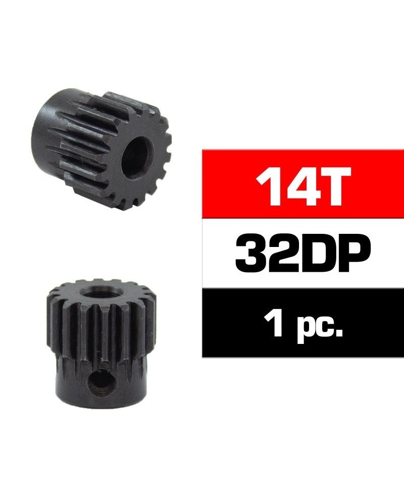 PIÑON 32DP -14T - ACERO HSS - DIAMETRO 5,0mm