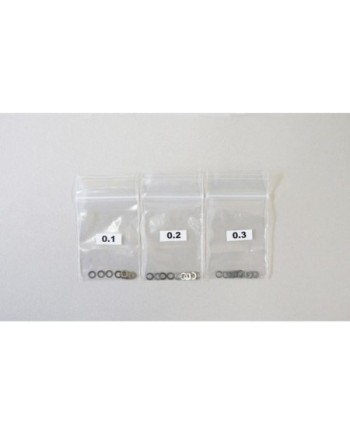 SET ARANDELAS  5X7 (0.1-0.2-0.3 - 10 POR TIPO) MUGEN