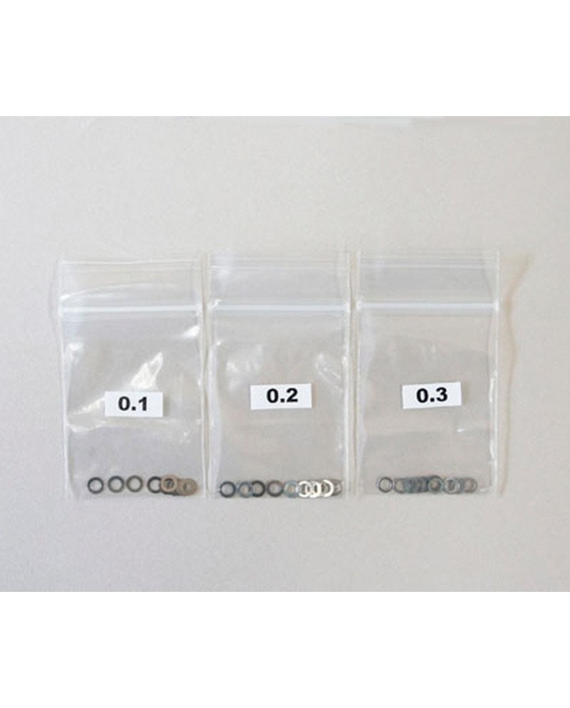 SET ARANDELAS  10X12 (0.1-0.2-0.3 - 10 POR TIPO) MUGEN
