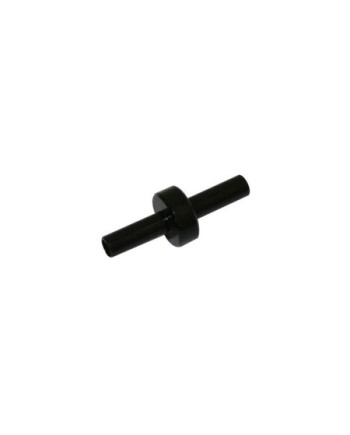 CONECTOR TUBO SILICONA NEGRO (1u.)