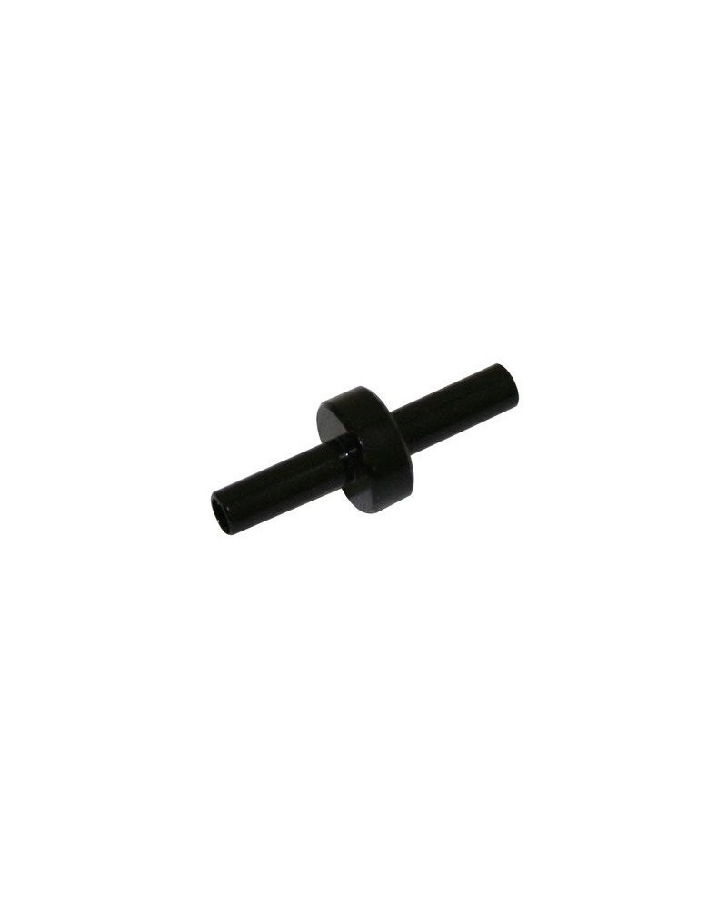 CONECTOR TUBO SILICONA NEGRO (1u.)