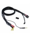 CABLE CARGA 2S DE 60 cm CON CONECTOR XT60 -  4/5mm