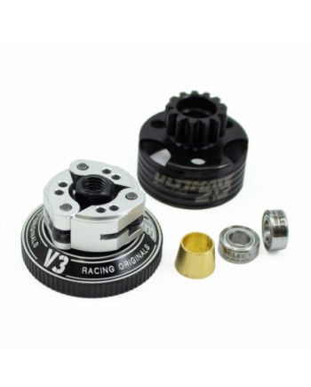 KIT EMBRAGUE ALU. COMPAK V3 B10 + CAMPANA Z13 Y ROD.