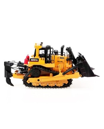 BULLDOZER CON CADENA HUINA 1700 1/50 FULL-METALLICA ESTATICA
