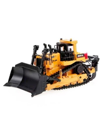 BULLDOZER CON CADENA HUINA 1700 1/50 FULL-METALLICA ESTATICA