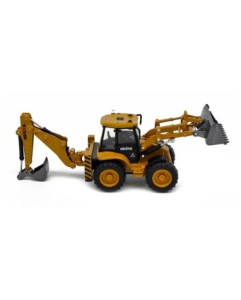 EXCAVADORA PALA DELANTERA CAZO DETRAS HUINA 1704 1/50 ESTATICA